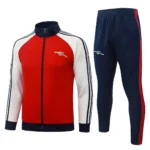 arsenal fc red white navy, tracksuit