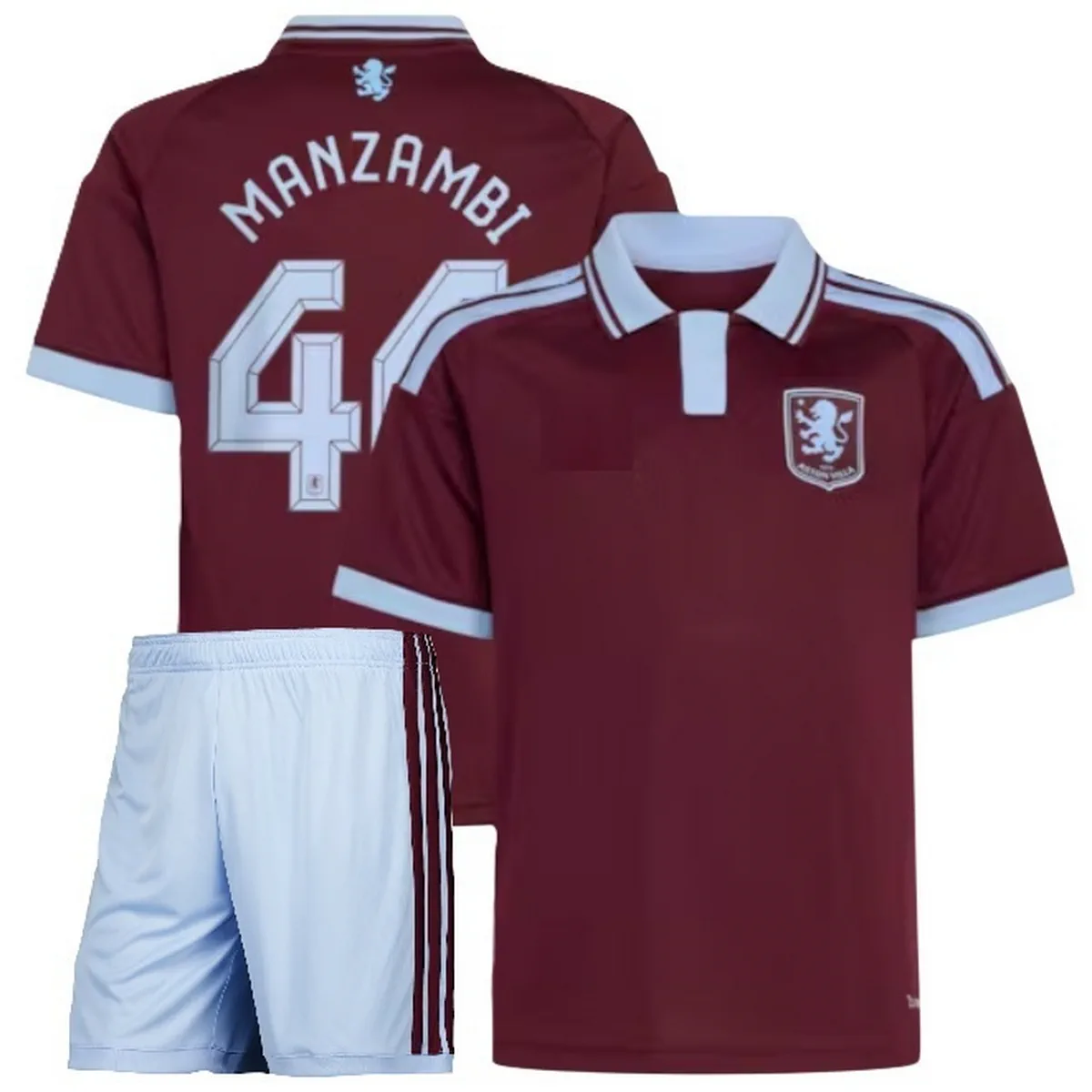aston villa fc home manzambi, kid kit aston villa fc home manzambi, kid kit