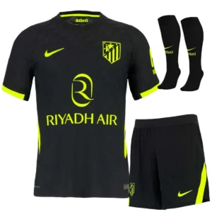 atletico madrid away, full kid kit
