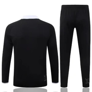 juventus fc black white, kid training suit