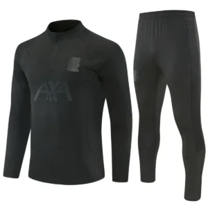liverpool fc black, kid training suit