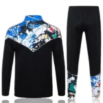 manchester united black white blue red, tracksuit