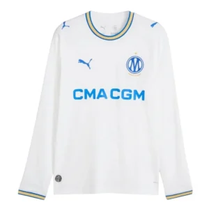 olympique marseille home jersey, long sleeve