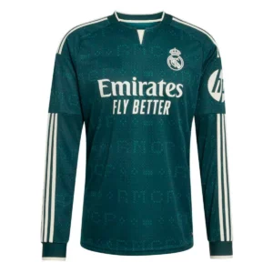 real madrid away jersey, long sleeve