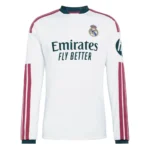 real madrid home jersey, long sleeve