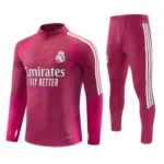 real madrid pink, kid training suit